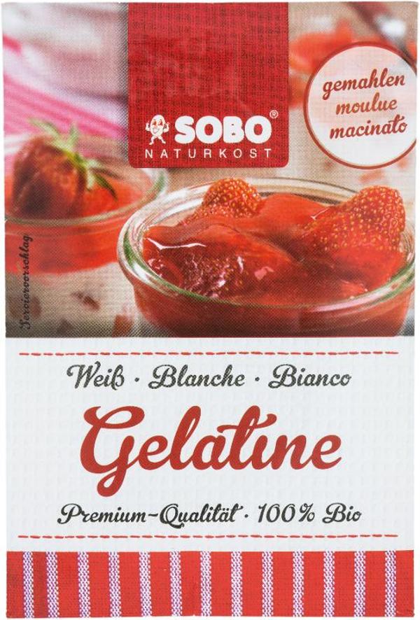 Produktfoto zu Gelatine gemahlen weiß, 9g