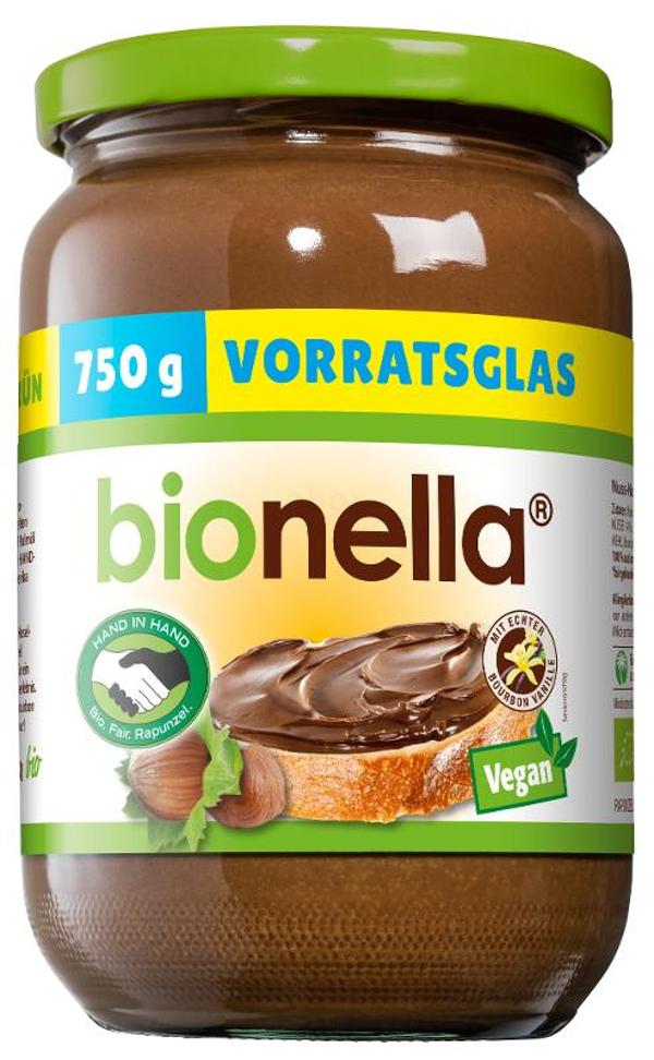 Produktfoto zu bionella Nussnougat-Creme 750g