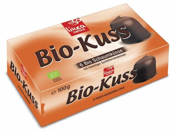 Produktfoto zu Bio Schoko Kuss, 6er, 100g