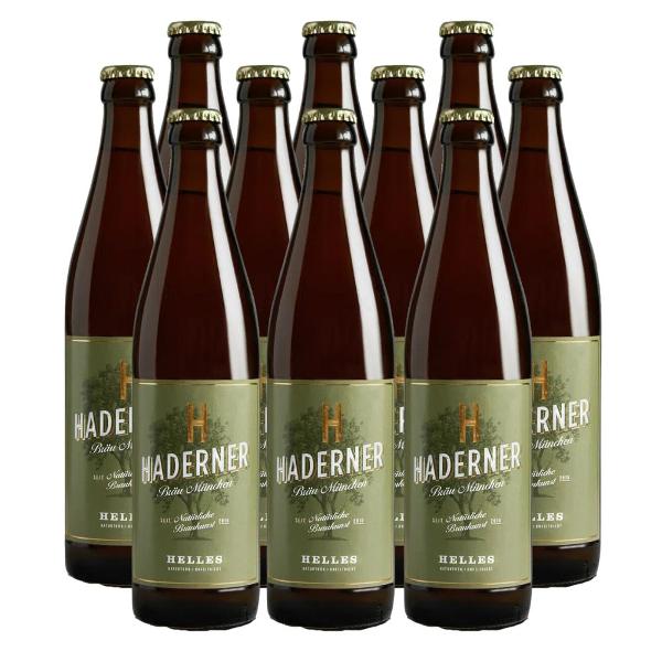 Produktfoto zu Haderner Helles Bier 10x0,5l