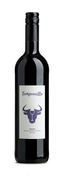 Rotwein trocken Tempranillo rot 0,75l