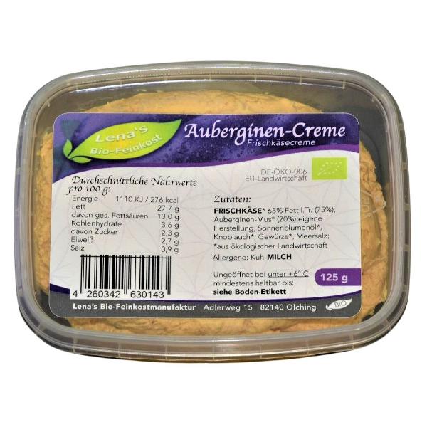 Produktfoto zu Auberginen-Creme Frischkäse 125g
