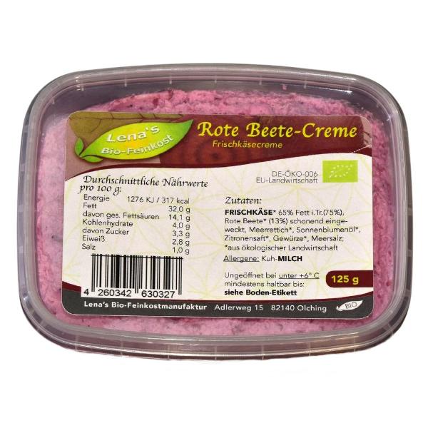 Produktfoto zu Rote Beete-Creme Frischkäse 125g