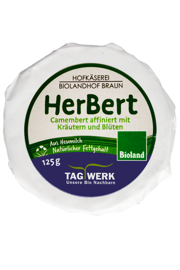 Produktfoto zu HerBert Camembert mit Kräutern, 125g
