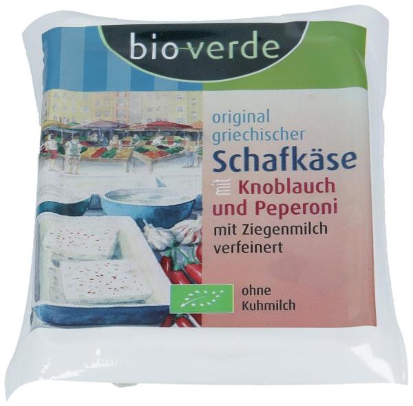 Produktfoto zu Schafkäse mit Knoblauch & Peperoni