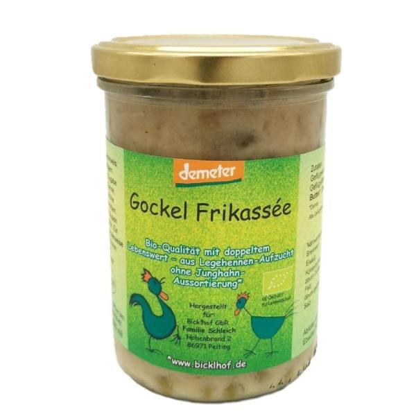Produktfoto zu Gockel-Frikassée 400ml Glas