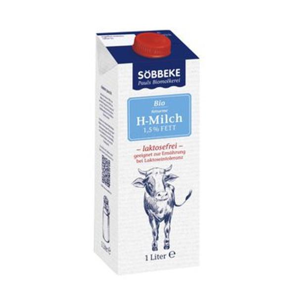 Produktfoto zu Laktosefreie Kuh-H-Milch 1,5 %