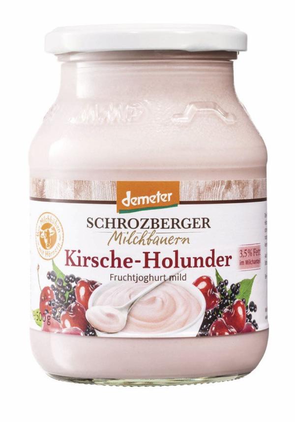 Produktfoto zu Fruchtjoghurt mild Kirsche-Holunder 500g