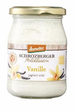 Joghurt mild Vanille, 250g Glas