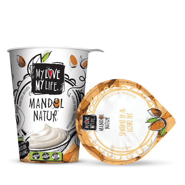 Produktfoto zu Mandeljoghurt vegan, 400g