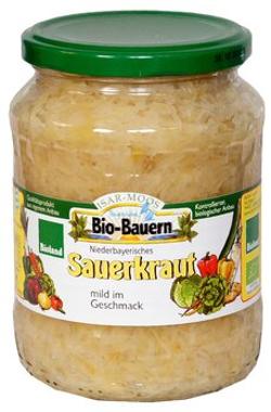 Sauerkraut im Glas, 680g