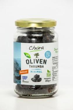 Oliven schwarz Thrumba Thassou Minimal, 180g