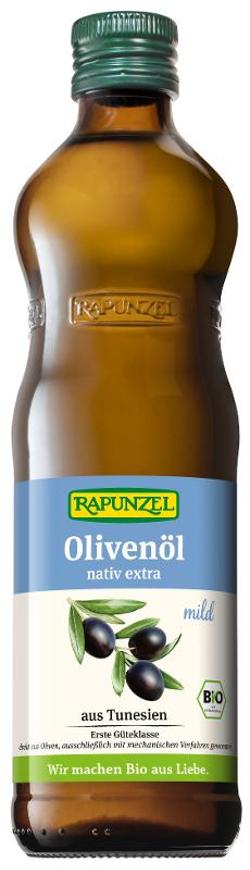 Olivenöl Mild nativ Extra 0,5l, Rapunzel