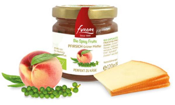Produktfoto zu Furore Spicy Fruits Pfirsich - grüner Pfeffer, 120g
