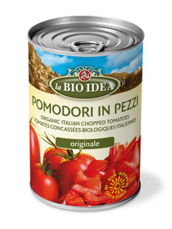 Produktfoto zu Tomaten Pezzi, stückig 400g