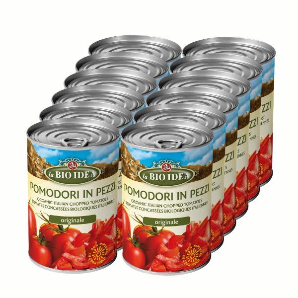 Produktfoto zu Tomaten Pezzi stückig 12x400g