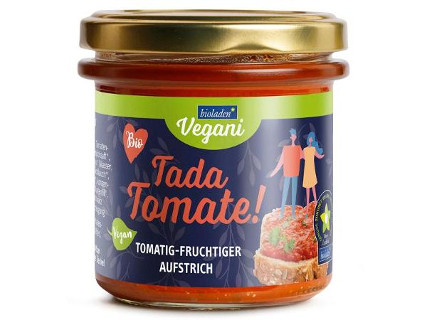 Produktfoto zu Brotaufstrich Tada Tomate, 140g