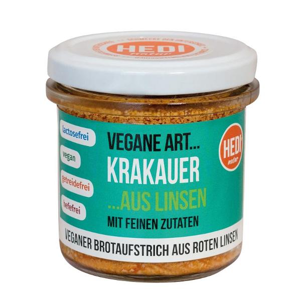 Produktfoto zu Vegane Art, Krakauer mit feinen Zutaten, 140g