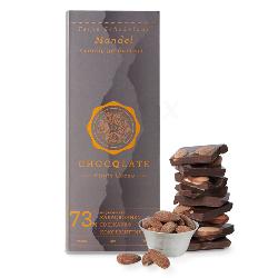 Schokolade Mandel 75g, Virgin Cacao