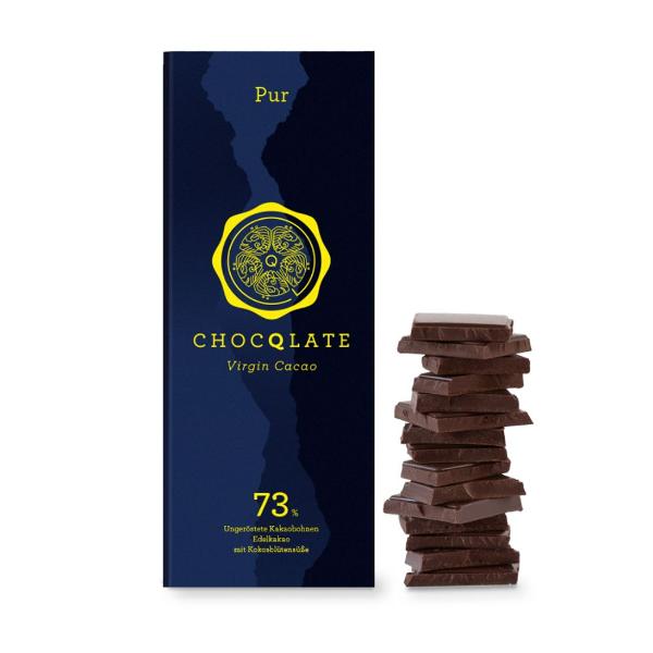 Produktfoto zu Schokolade Pur 75g, Virgin Cacao