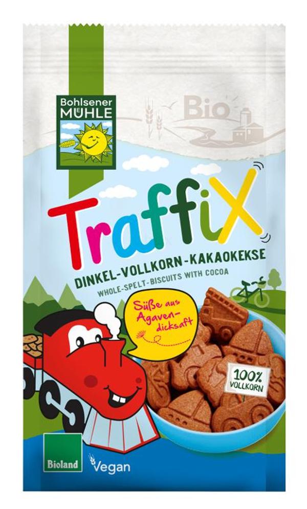 Produktfoto zu TraffiX Dinkel Vollkorn Kakaokekse, 125g