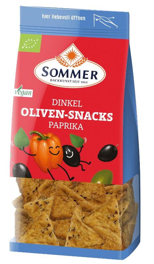 Produktfoto zu Dinkel Oliven-Snacks Paprika, 150g