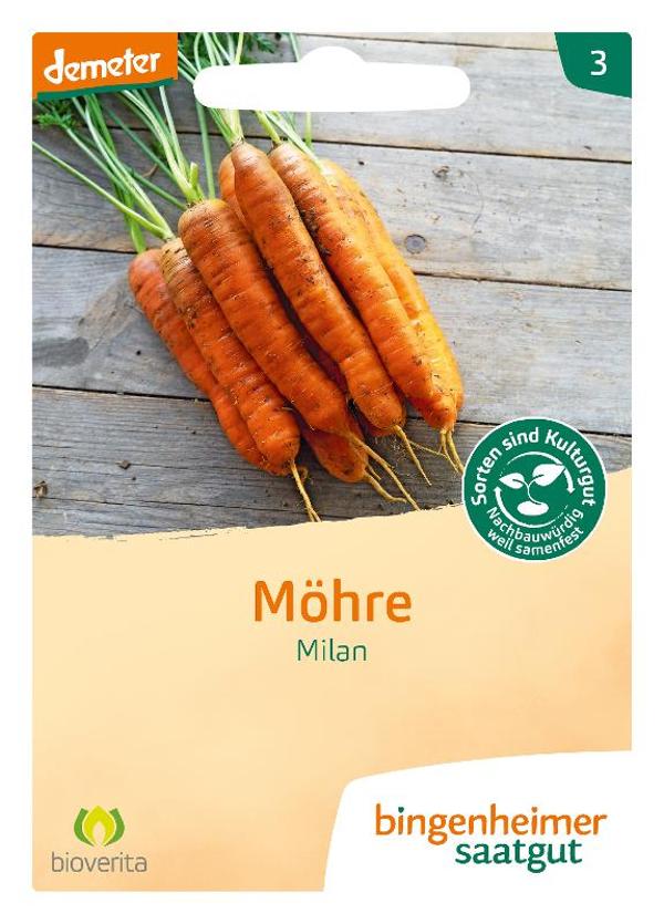 Produktfoto zu Saatgut, Möhre  Milan