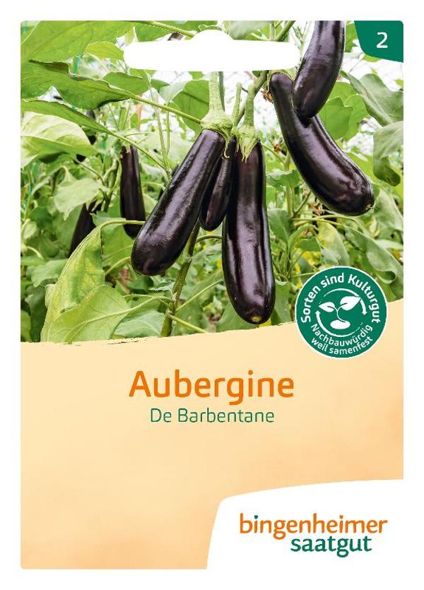 Produktfoto zu Saatgut, Aubergine De Barbentane