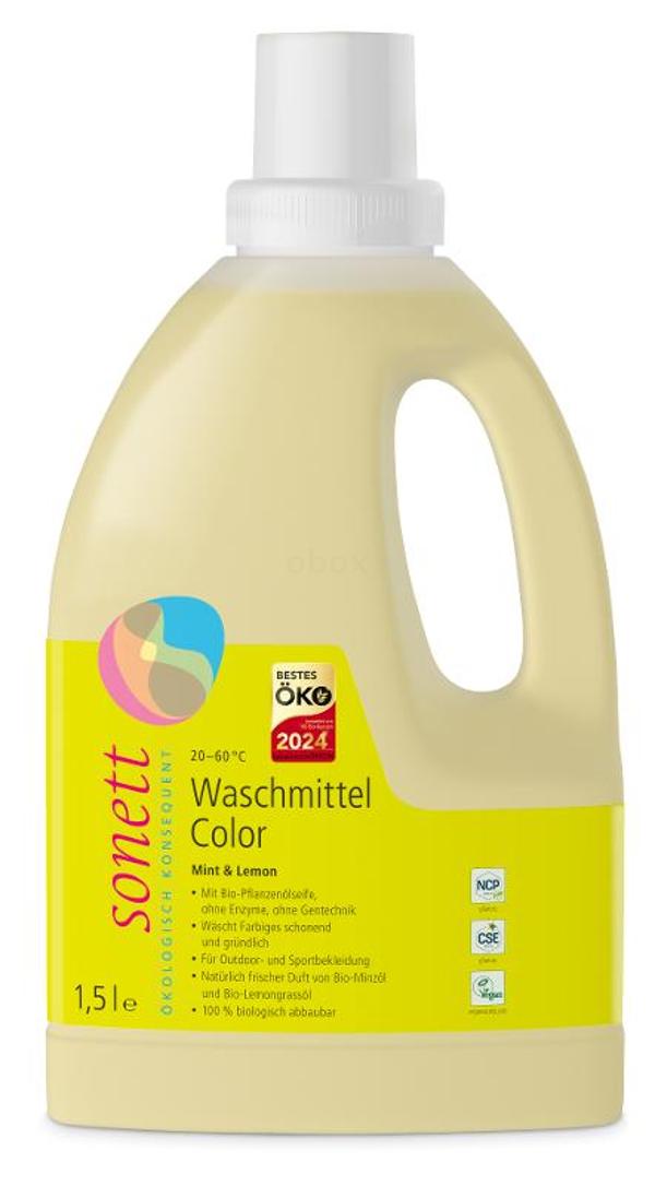 Produktfoto zu Waschmittel Color Mint & Lemon, 1,5l