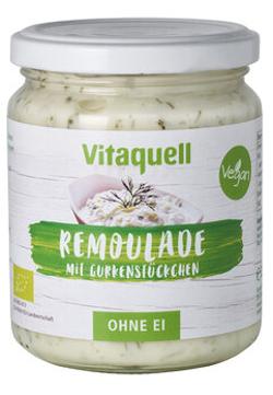 Remoulade mit Gurkenstückchen, ohne Ei, vegan