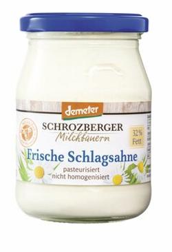 Schlagsahne 32% 250g  Glas