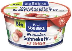 Sahnekefir auf Erdbeere - Weidemilch