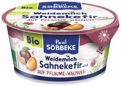 Sahnekefir auf Pflaume-Walnuss - Weidemilch