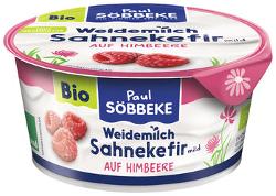 Sahnekefir auf Himbeere - Weidemilch