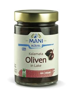 Kalamata Oliven in Lake mit Stein