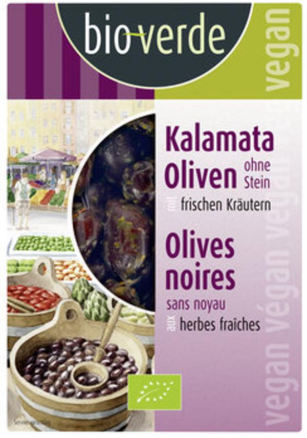 Produktfoto zu Schwarze Kalamata-Oliven ohne Stein mariniert