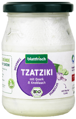 Tzatziki, mit Quark & Knoblauch (Pfandglas)
