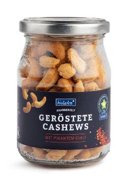 b*geröstete Cashews mit pikantem Chili