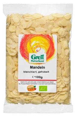 Mandeln blanchiert, gehobelt 100g