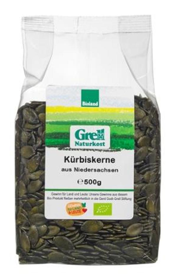 Produktfoto zu Kürbiskerne aus Niedersachsen -Bioland- 500g