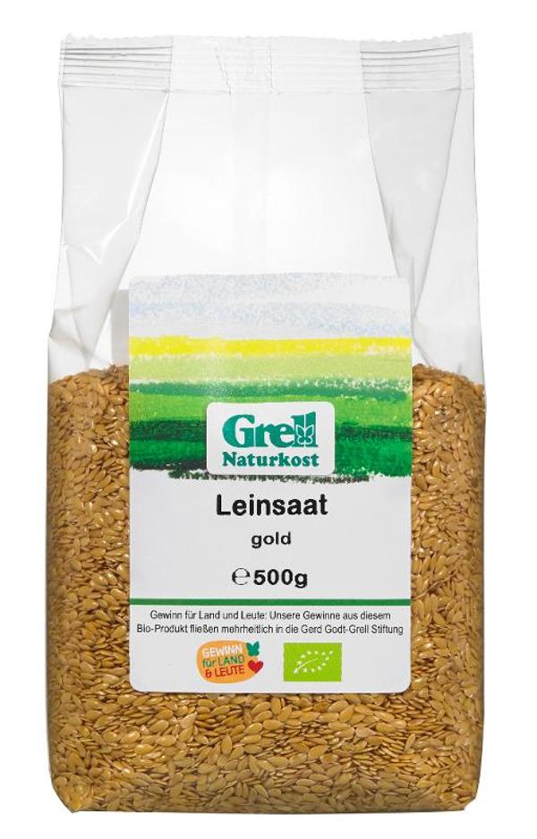 Produktfoto zu Leinsamen gold 500g