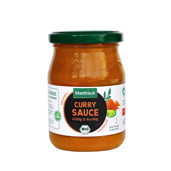 Produktfoto zu Curry Sauce, kräftig & fruchtig (Pfandglas)