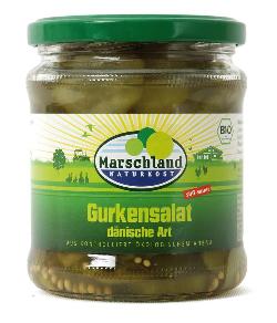 Gurkensalat dänische Art, süß-sauer (in Scheiben)