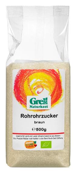 Rohrohrzucker braun 500g Grell