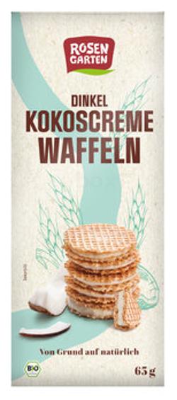 Dinkel Kokoscreme Waffeln