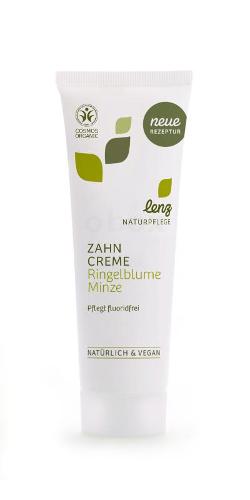 Zahncreme Ringelblume Minze ohne Fluorid