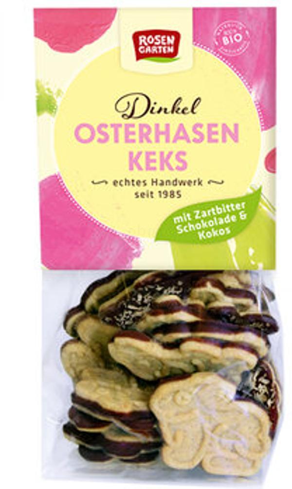 Produktfoto zu Dinkel-Osterhasen-Keks m. Zartbitterschokolade