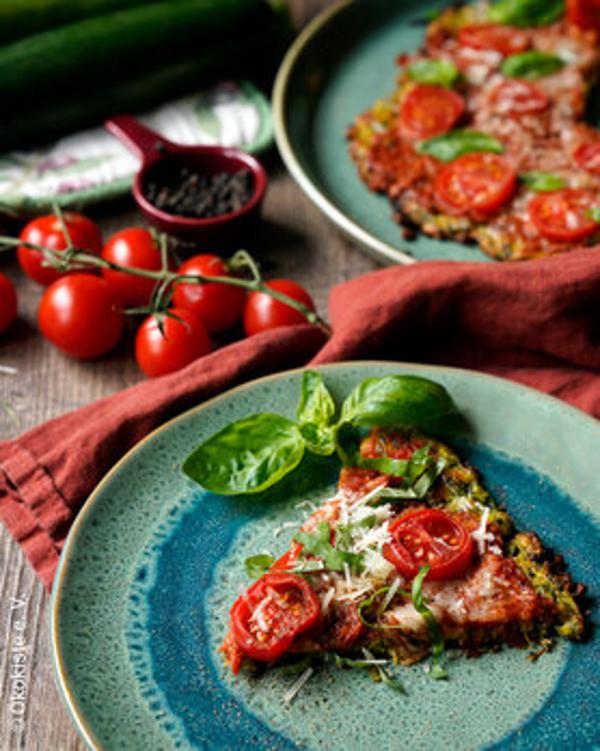 Produktfoto zu Zucchini Pizza