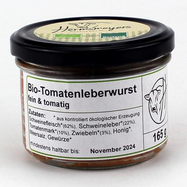 Produktfoto zu Tomatenleberwurst 165g