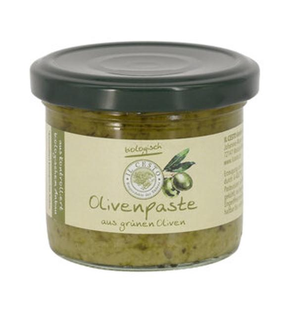 Produktfoto zu Olivenpaste aus grünen Oliven